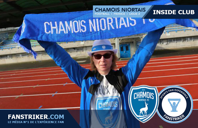 Laetitia Thomas, fan des Chamois Niortais