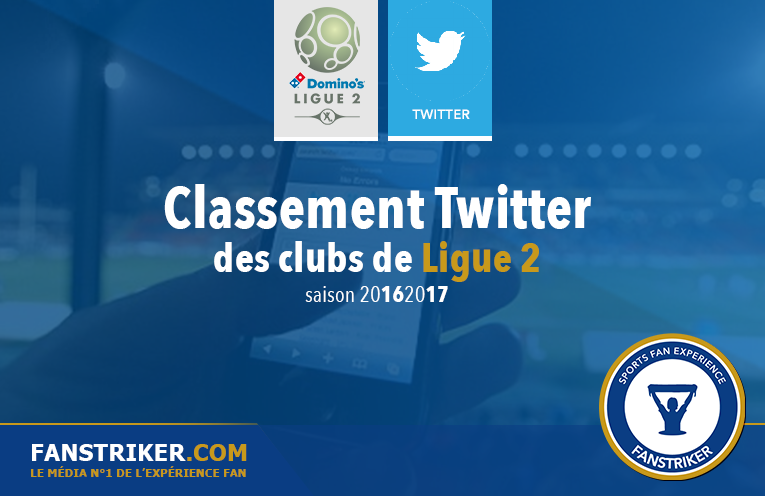 Le classement Twitter des clubs de Ligue 2