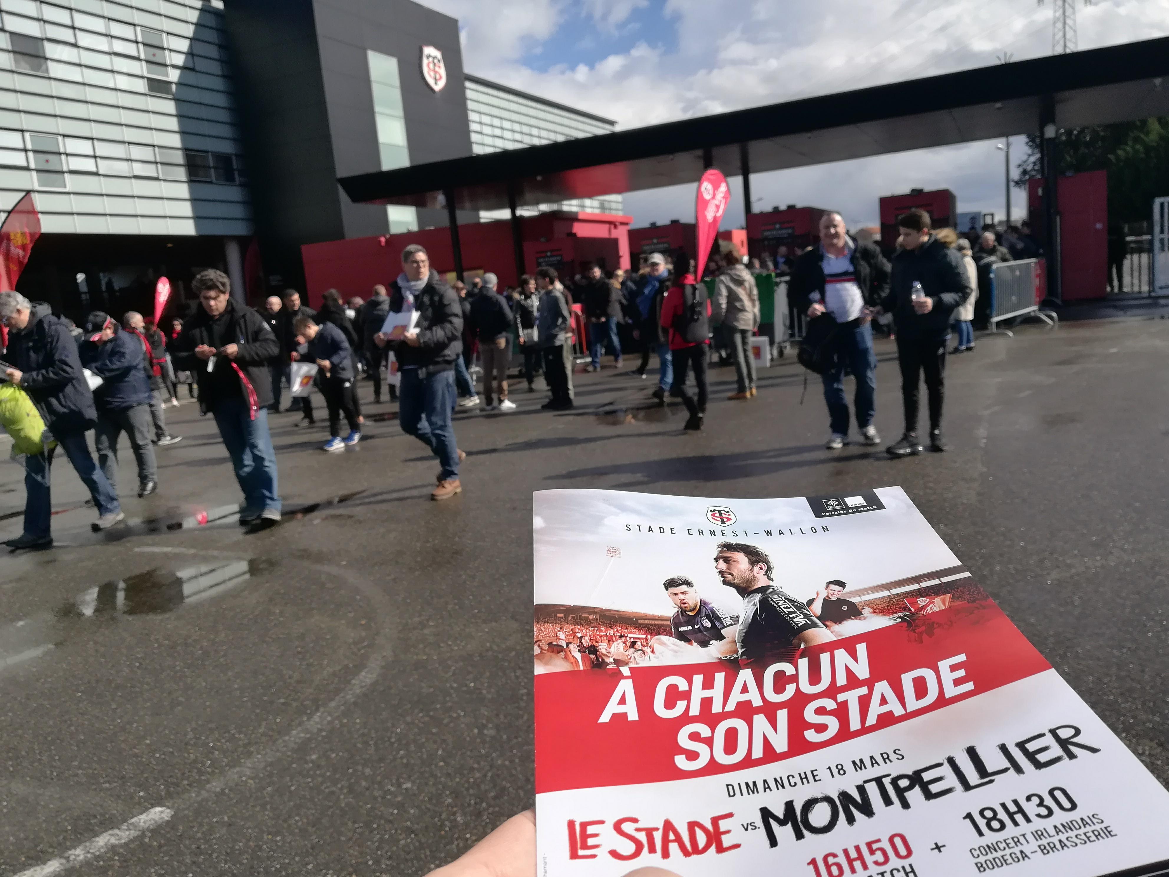 L'entrée du stade Ernest Wallon