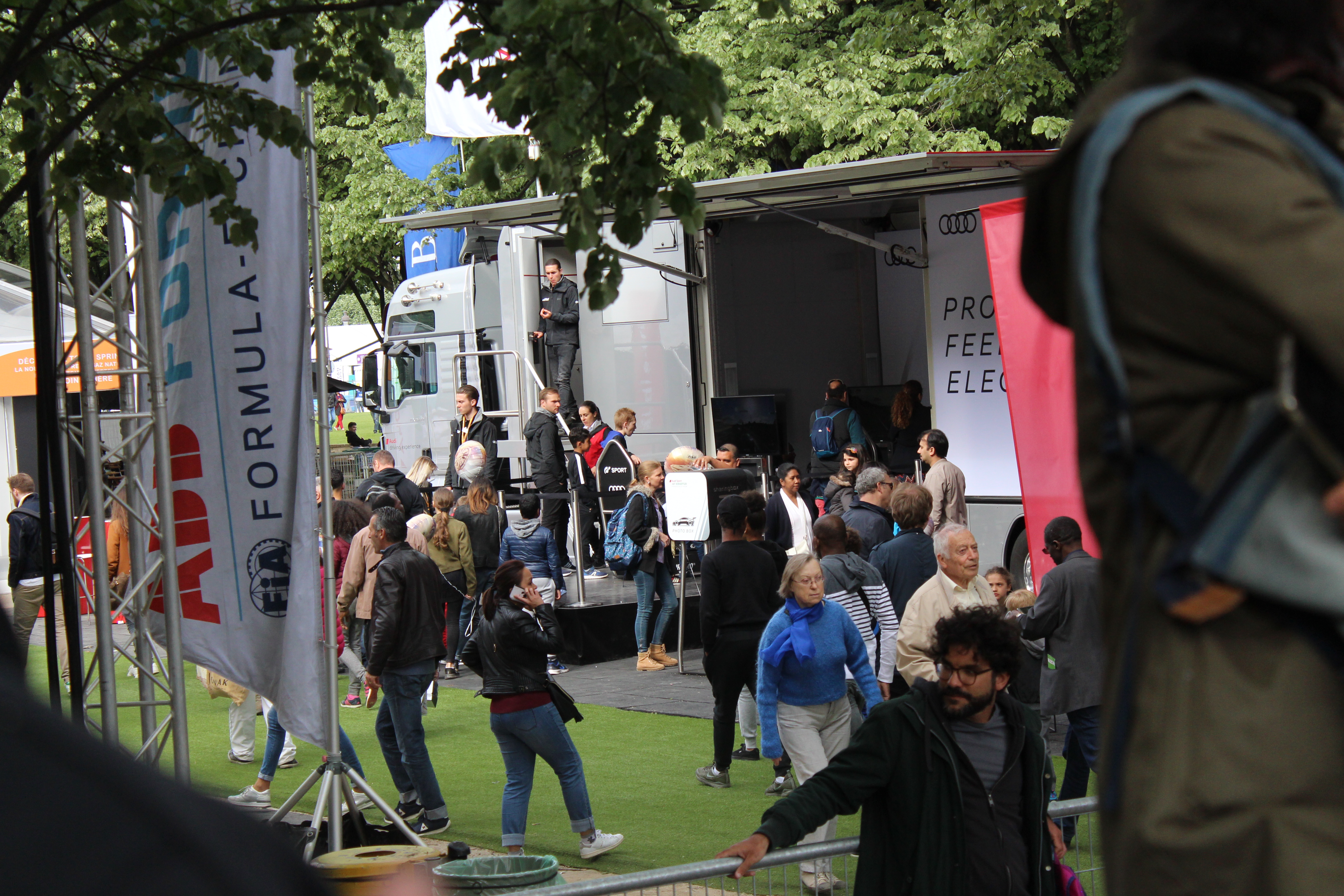 L'affluence sur le E-village