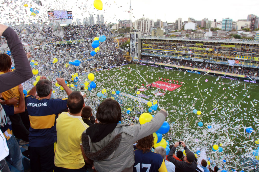 Boca Juniors contre River Plate à la Bombonera en Argentine