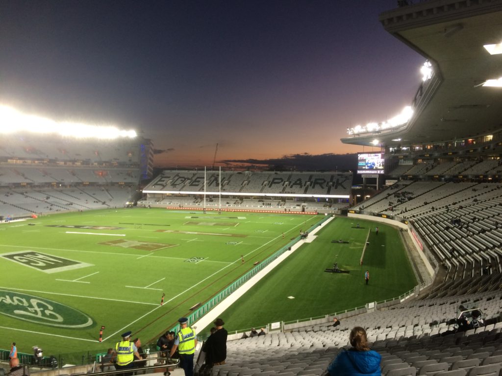 Mythique Eden Park attendant ses fans