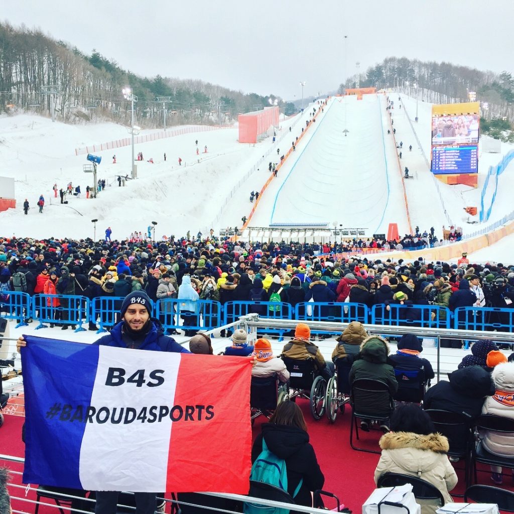 Olivier, supporter français aux JO de Pyeongchang