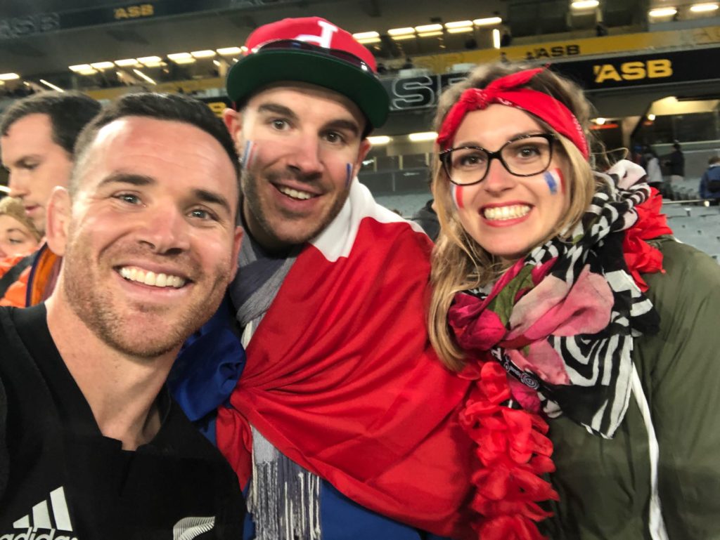 Magnifique selfie avec le All Black Ryan Crotty