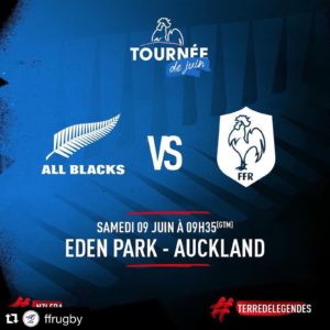 Les All Blacks affrontent l'équipe de France à l'Eden Park