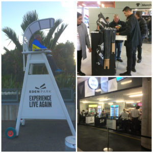 Services d'avant match à l'Eden Park