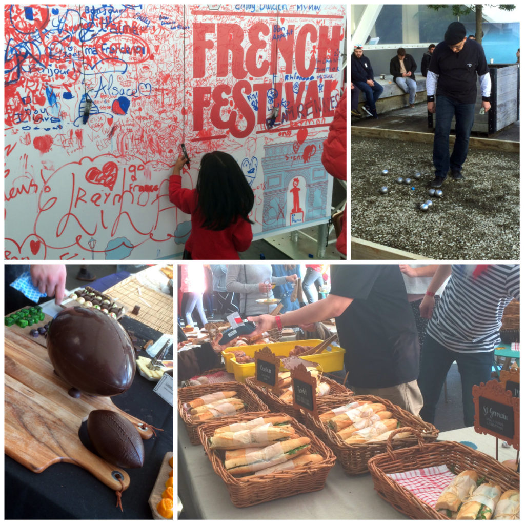 Après-midi d'avant match au French Festival d'Auckland