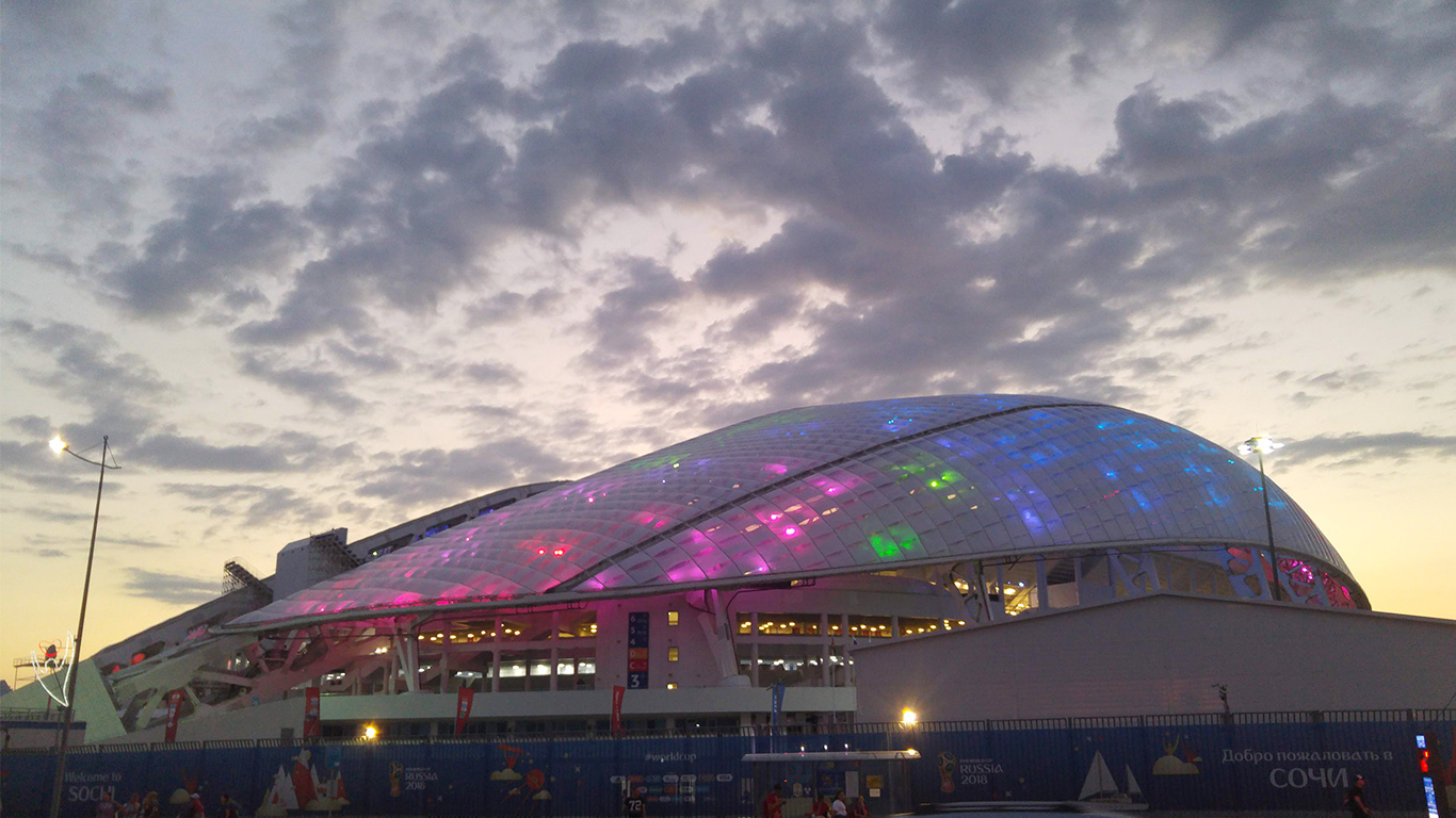 Sotchi pendant la Coupe du Monde 2018
