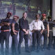Le staff d'Atlanta Hawks au Philips Arena