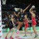 Netball Silver Fern England Roses