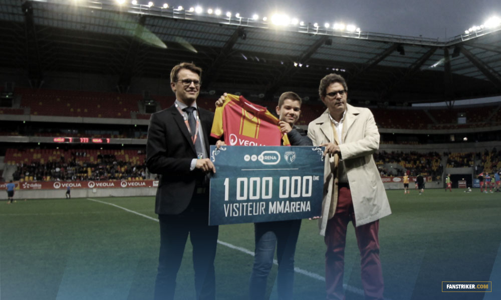 Le Mans FC célèbre son 1 000 000 visiteur au stade