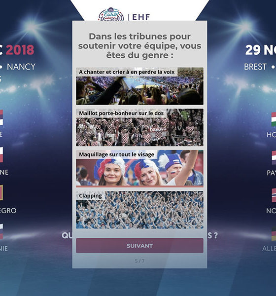 Quizz handballissime EHF EURO 2018