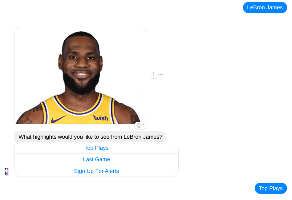 Chatbot de la NBA