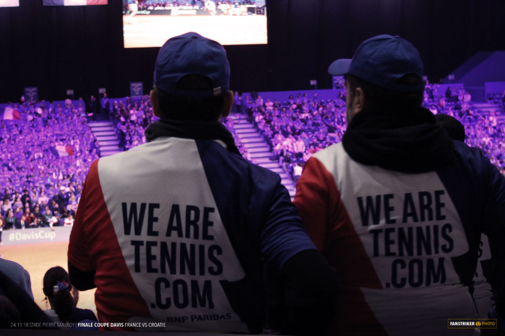La WATFA, les fans de tennis par BNP Paribas en Coupe Davis
