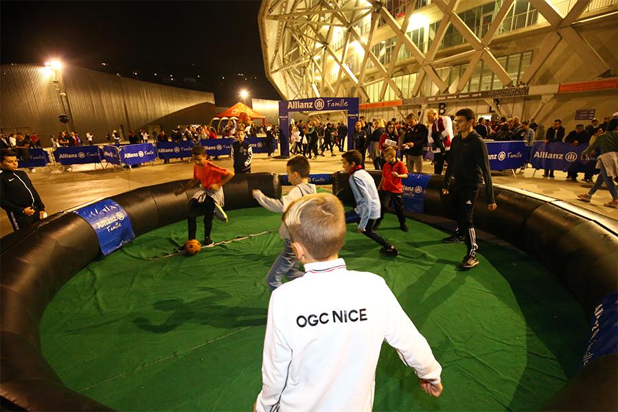 L'une des animations sur le Village Allianz Famille
