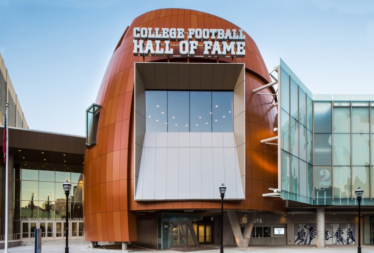 Le College Football Hall of Fame à Atlanta