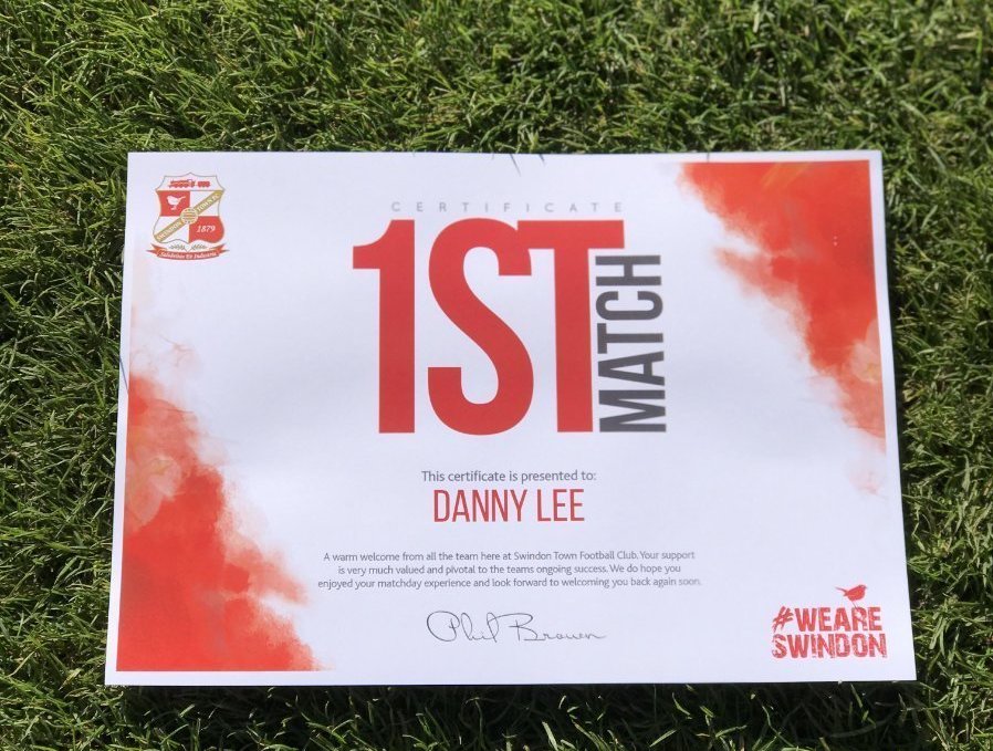 "My First Match" initiative aimed at engaging with the next generation of Swindon Town fans.