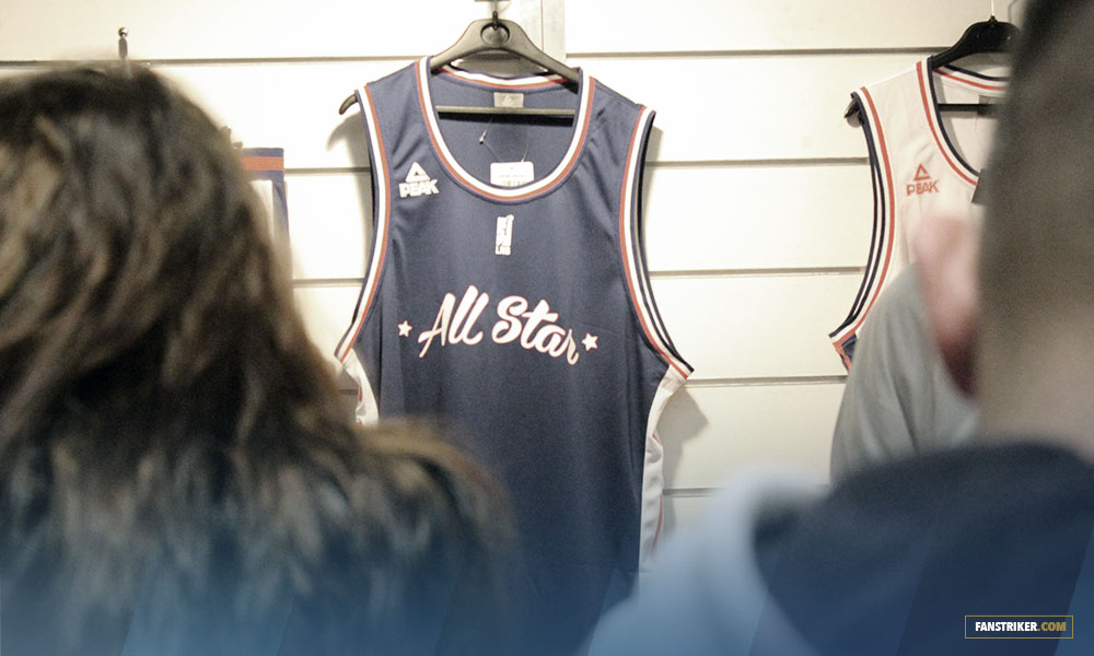 L'un des maillots disponibles à la vente lors de ce ASG 2018