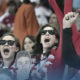 Des supportrices dans un stade à Toronto