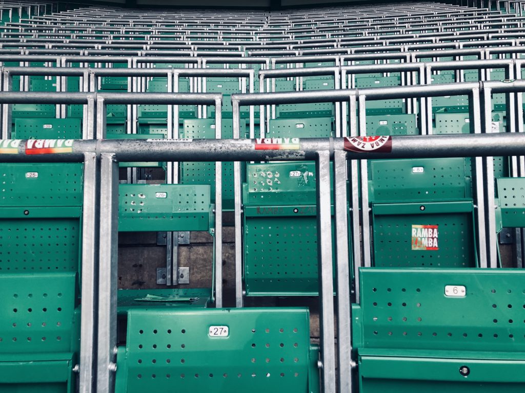 Les tribunes debout du Celtic Park