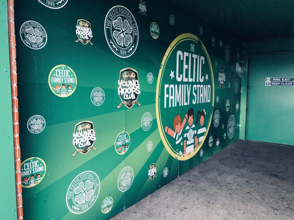 Le Celtic dispose d'une tribune Famille