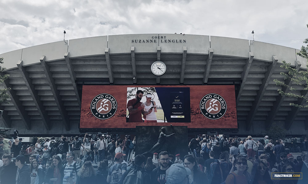 Le court Suzanne Lenglen à Roland-Garros