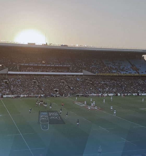 Un match de rugby en Afrique du sud