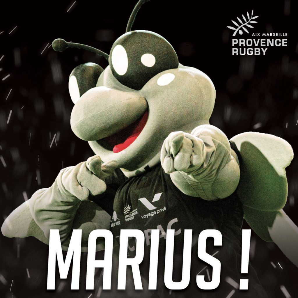 Marius, la mascotte de Provence Rugby