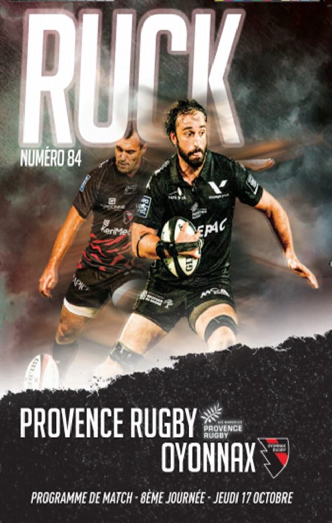 RUCK, le programme de match
