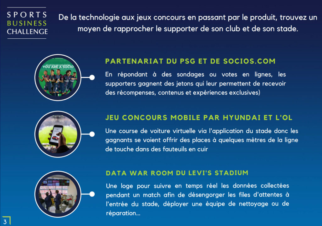 Objectif : rapprocher le supporter de son club et de son stade