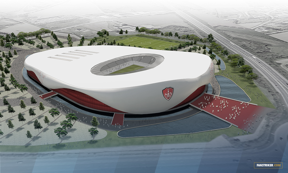 Le Stade Brestois dévoile son projet de nouveau stade pour 2022